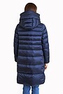 Down coat with cocooning hood 2 | BLUE | Audimas