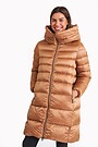 Down coat with cocooning hood 1 | BROWN | Audimas