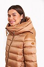 Down coat with cocooning hood 4 | BROWN | Audimas
