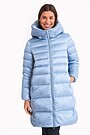 Down coat with cocooning hood 1 | BLUE | Audimas