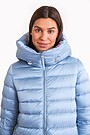 Down coat with cocooning hood 3 | BLUE | Audimas