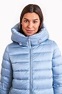 Down coat with cocooning hood 3 | BLUE | Audimas