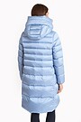 Down coat with cocooning hood 2 | BLUE | Audimas