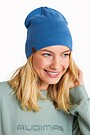 Knitted merino wool beanie 1 | BLUE | Audimas