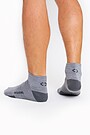 Short hiking socks with merino wool 4 | GREY | Audimas