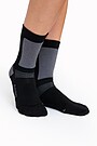 Mid-length hiking socks with merino wool 3 | BLACK | Audimas