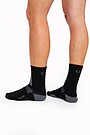 Mid-length hiking socks with merino wool 2 | BLACK | Audimas