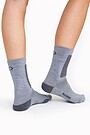 Mid-length hiking socks with merino wool 3 | GREY | Audimas