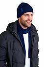 Knitted merino wool scarf 3 | BLUE | Audimas