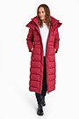 Long down jacket 4 | RED | Audimas