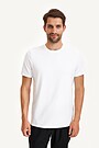 Short sleeve cotton T-shirt 1 | WHITE | Audimas