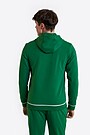 National collection cotton full-zip hoodie 2 | GREEN | Audimas