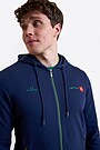 National collection cotton full-zip hoodie 3 | BLUE | Audimas