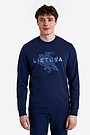 National collection embroidered  sweatshirt 1 | BLUE | Audimas