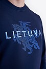 National collection embroidered  sweatshirt 3 | BLUE | Audimas