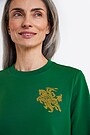 National collection embroidered  sweatshirt 3 | GREEN | Audimas