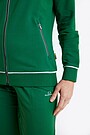 National collection cotton full-zip hoodie 4 | GREEN | Audimas