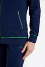 National collection cotton full-zip hoodie 5 | BLUE | Audimas
