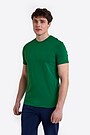 Short sleeve cotton T-shirt 1 | GREEN | Audimas