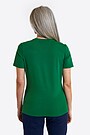 Short sleeves cotton T-shirt National strenght 3 | GREEN | Audimas