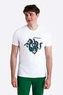 Short sleeves cotton T-shirt National strenght 1 | WHITE | Audimas