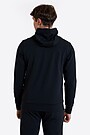 Cotton French terry full-zip hoodie 2 | BLACK | Audimas