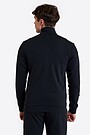 Cotton French terry full-zip sweatshirt 2 | BLACK | Audimas