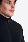 Cotton French terry full-zip sweatshirt 3 | BLACK | Audimas