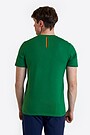 National collection embroidered cotton T-shirt 5 | GREEN | Audimas