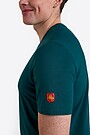 National collection embroidered cotton T-shirt 4 | GREEN | Audimas