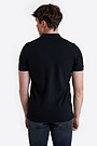 Organic cotton polo T-shirt 2 | BLACK | Audimas