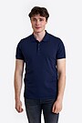 Organic cotton polo T-shirt 1 | BLUE | Audimas