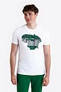 Short sleeves cotton T-shirt National forest 1 | WHITE | Audimas