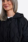 Oversized quilted down jacket 4 | BLACK | Audimas