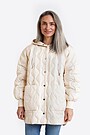 Oversized quilted down jacket 1 | Cream | Audimas