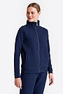 Organic cotton zip-through jacket 1 | BLUE | Audimas