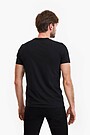 Short sleeves cotton T-shirt Second religion 2 | BLACK | Audimas