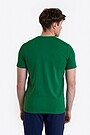 Short sleeves cotton T-shirt LIT-HUA-NIA 2 | GREEN | Audimas