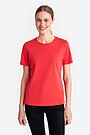Short sleeve cotton T-shirt 1 | RED | Audimas