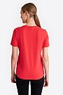 Short sleeve cotton T-shirt 2 | RED | Audimas