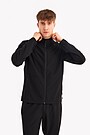 Stretchy woven full-zip track jacket 1 | BLACK | Audimas