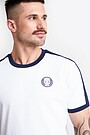 Loose fit printed cotton t-shirt 3 | WHITE | Audimas
