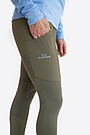 Outdoor hybrid leggings with pockets 4 | GREEN | Audimas