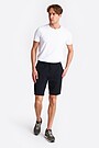 Stretch cotton sweatshorts 1 | BLACK | Audimas