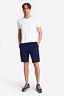 Stretch cotton sweatshorts 1 | MARITIME BLUE | Audimas