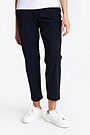 Lightweight cropped fit SENSITIVE trousers 2 | BLACK | Audimas