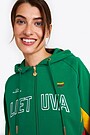 National collection zip-through hoodie 3 | GREEN | Audimas