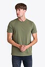 Short sleeve cotton T-shirt 1 | CHAKI | Audimas