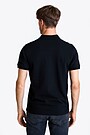 Organic cotton polo T-shirt 2 | BLACK | Audimas