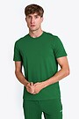 Short sleeve cotton T-shirt 1 | GREEN | Audimas